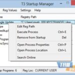 T3 StartUp Manager