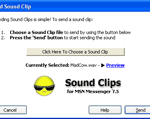 Sound Clips for MSN Messenger!