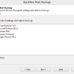 BackRex Mail Backup